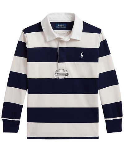 Polo Ralph Lauren Boys' 2T-7 Iconic Long-Sleeve Rugby Shirt