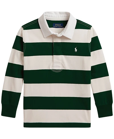 Polo Ralph Lauren Boys' 2T-7 Iconic Long-Sleeve Rugby Shirt