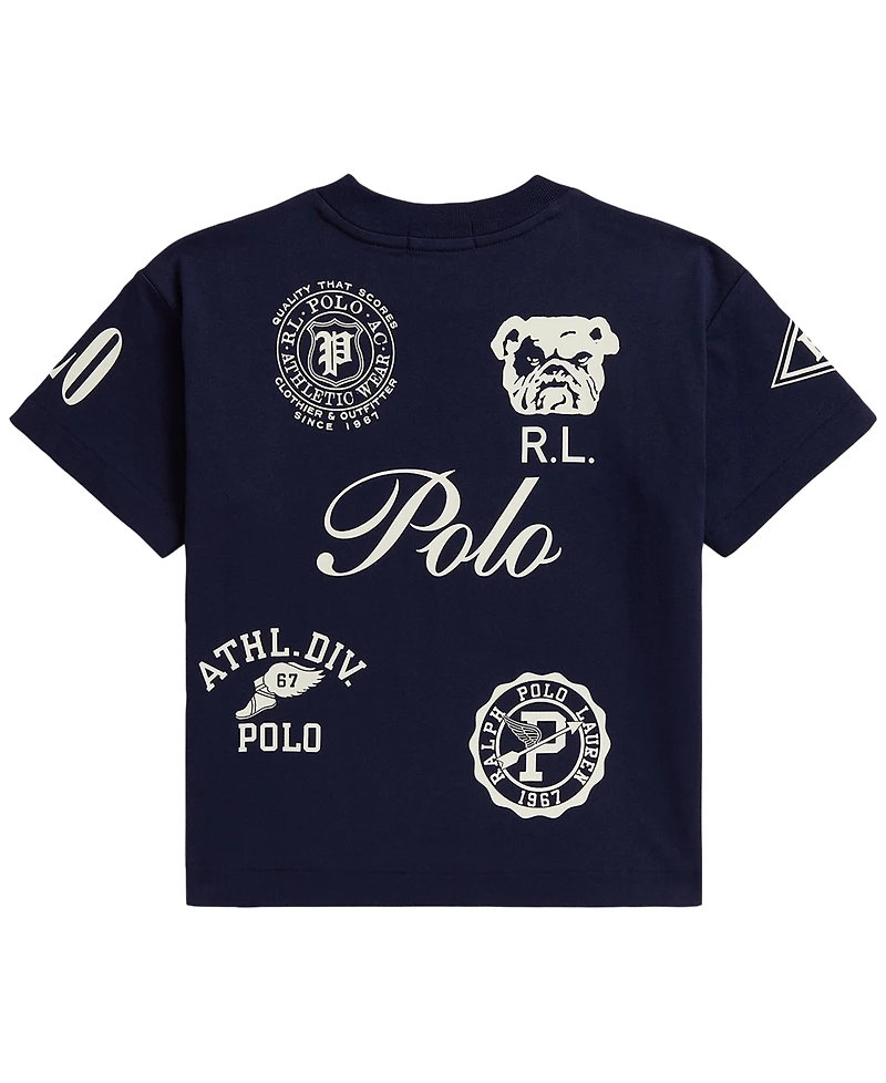 Polo Ralph Lauren Boys' 2T-7 Big Fit Cotton Graphic T-Shirt