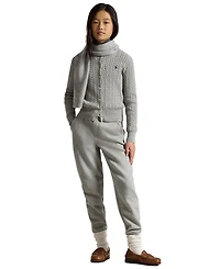 Polo Ralph Lauren Big Girls Mini-Cable Cotton Cardigan