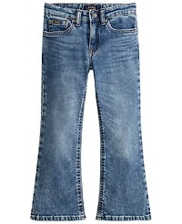 Polo Ralph Lauren Girls' 2T-6X Flared Stretch Denim Jeans