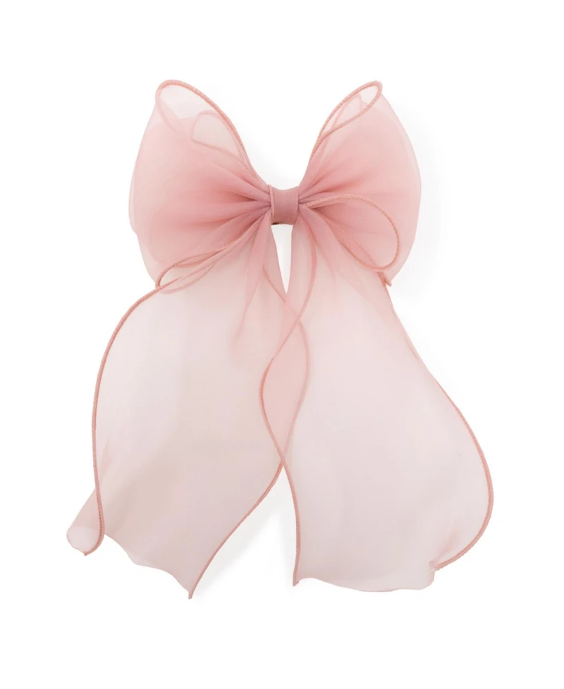 Puttisu Girls Organza Large Bow Clip Gift Set with Tin Case