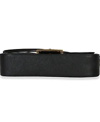Pre-Owned Prada Black Saffiano Lux Leather Embleme Flap Shoulder Bag