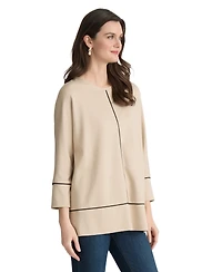 Jones New York Women's Crewneck Tunic