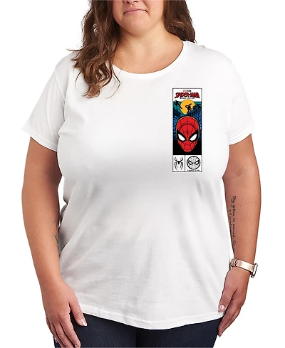 Hybrid Apparel Plus Spider-Man Comic Graphic T-Shirt