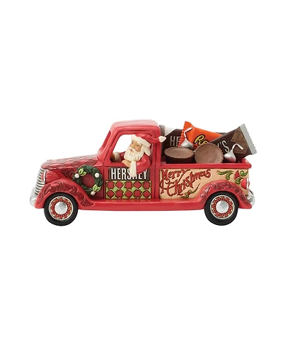 Jim Shore Hershey Fig Santa in Truck