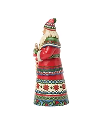 Jim Shore Heartwood Creek Fig Santa Laplander with Reindeer