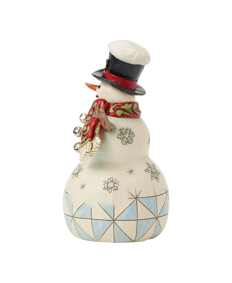 Jim Shore Heartwood Creek Snowman with Cardinal Figurine