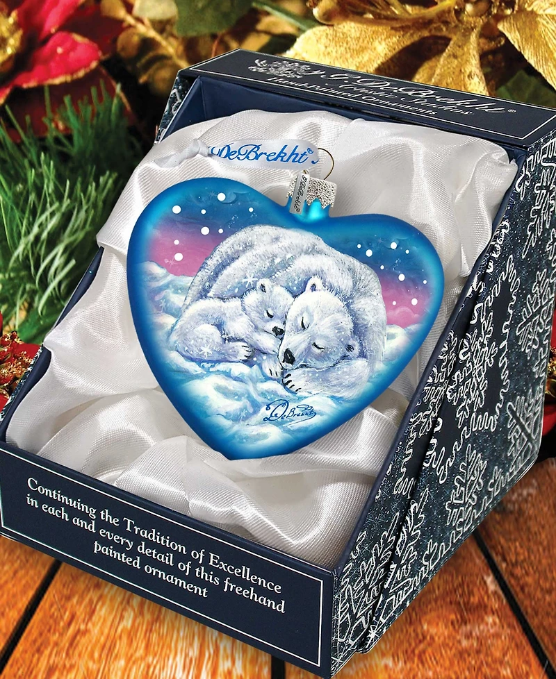 G.DeBrekht Motherly Love Bears Holiday Ornament