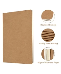 Gnuadz A5 Lined Notebooks Journaling Work School Office