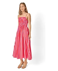 English Factory Women's Stripe Sleeveless Maxi Dress