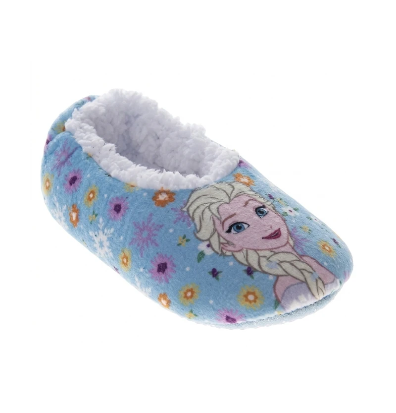 Disney Toddler Frozen Elsa Slippers Comfortable Cozy Indoor Soft