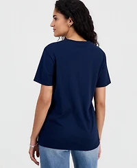 Grayson Threads, The Label Juniors' Skeleton Bear Graphic-Print T-Shirt