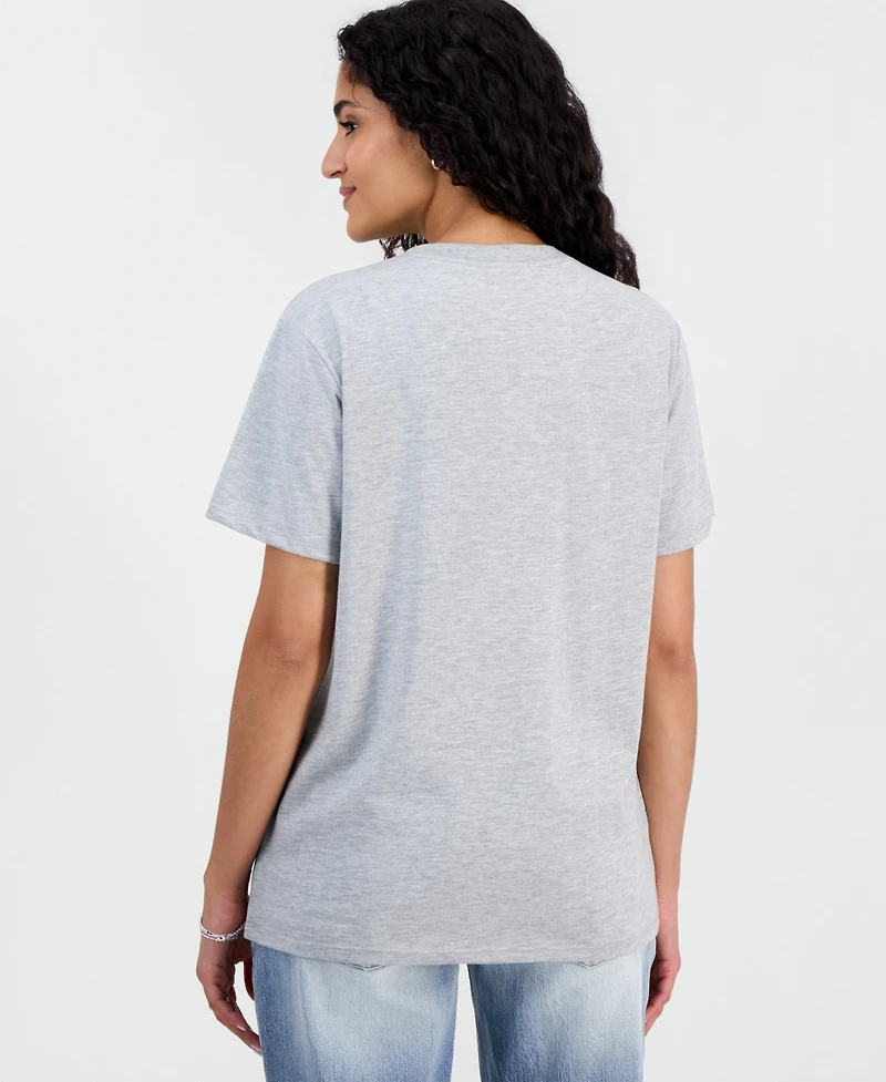 Grayson Threads, The Label Juniors' Bear Coffee Graphic-Print T-Shirt