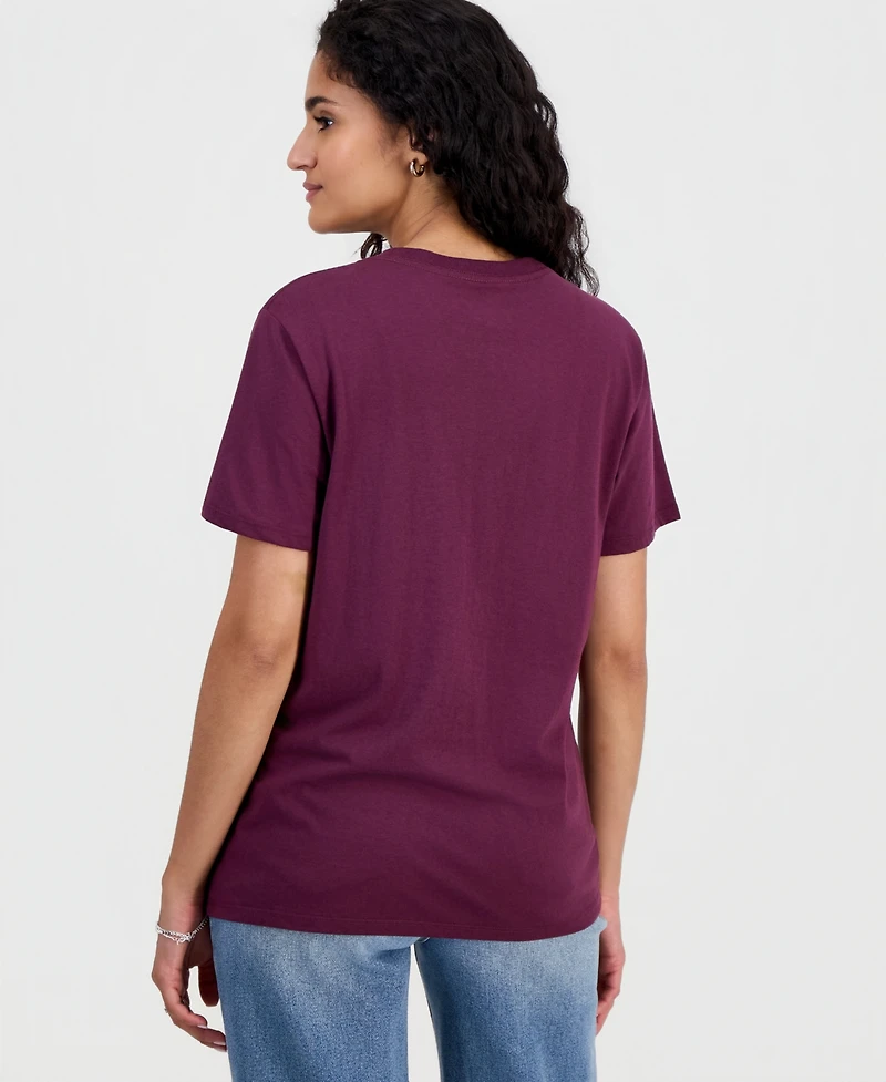 Grayson Threads, The Label Juniors' Kuromi Spiderweb Graphic-Print T-Shirt