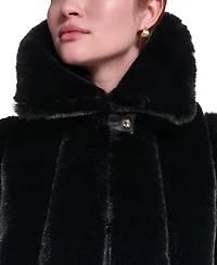 Karl Lagerfeld Paris Women's Short Faux Fur Jacket