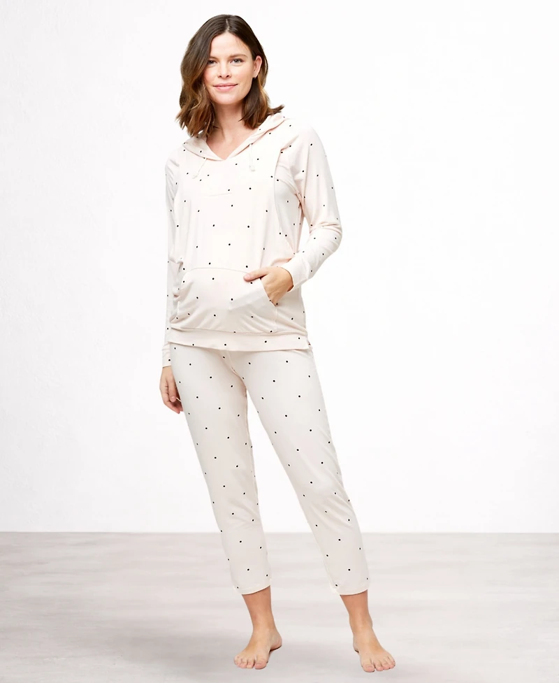Nom Maternity Max Tapered Over-the-belly Maternity Lounge Pants