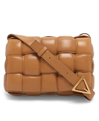 Pre-Owned Bottega Veneta Women's Padded Cassette Intreccio Leather Shoulder Bag