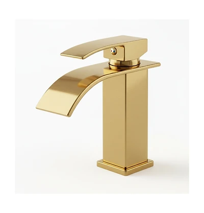 Phying Single Handle Bathroom Faucet Lavatory Faucet Stainless Steel Single Hole-tp