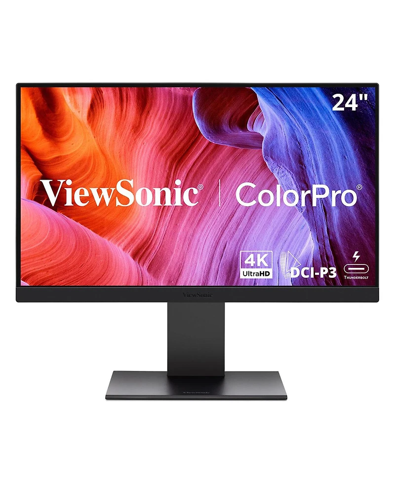 ViewSonic ColorPro VP2488-4K 23.8" 16:9 4K Usb-c Ips Led Monitor