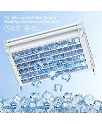 Cowsar 144 lbs/24H Commercial Ice Maker, 29 lbs Ice Storage