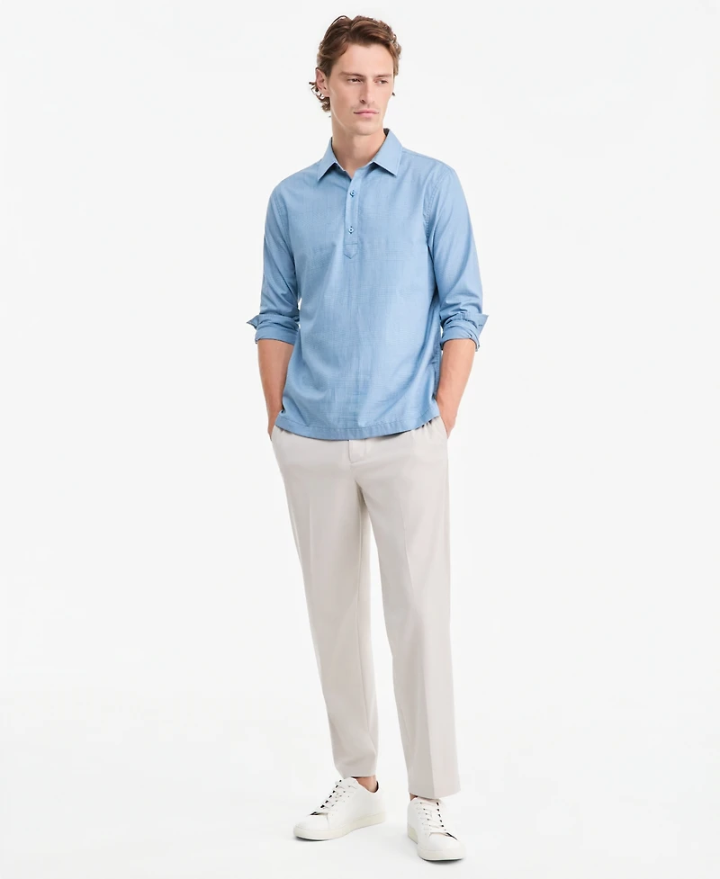 Alfani Men's Long-Sleeve Plaid Shirt, Macy's Exclusive - Shirt Glenn Yd