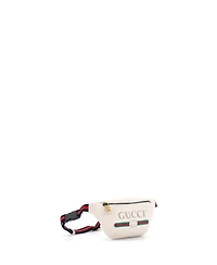 Pre-Owned Gucci Small Logo Belt Bag Printed Leather