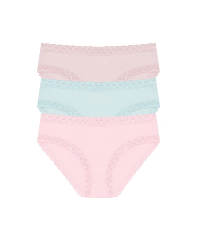 Natori Women's Bliss Supima Cotton Girl Brief 3-Pack