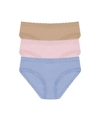 Natori Women's Bliss Supima Cotton Girl Brief 3-Pack