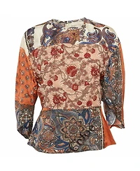 Pre-Owned Chloe Women's Printed Crepe Blouse