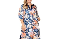 Kiyonna Women's Plus Nora Kaftan Dress