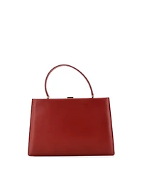Pre-Owned Celine Medium Clasp Top Handle Bag Leather