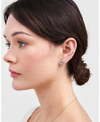 Fable England Gold Forget Me Not Bow Stud Earrings
