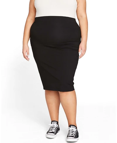 Universal Standard Women's Plus Danube Jersey Skirt