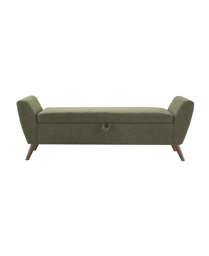 Streamdale Furniture 60" Storage Bench Width Wood Legs