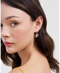 Fable England Love Dove Huggie Earrings
