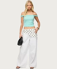 Edikted Women's Sami Off Shoulder Knit Top