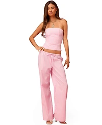 Edikted Women's Barbie Icon Striped Strapless Corset
