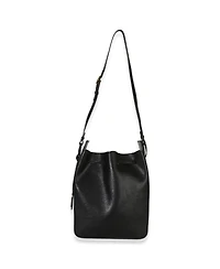 Pre-Owned Saint Laurent Black Calfskin Small Bucket Bag