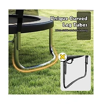 Ruie 8 ft Outdoor Heavy-Duty Recreational Trampoline with Safety Enclosure