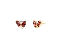 Little Sky Stone Seraphina Garnet Stud Earrings