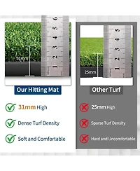 Xo 5x4FT/5x5FT Golf Hitting Mat