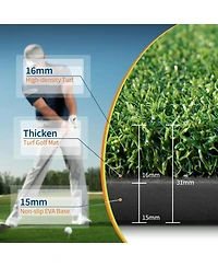 Xo 5x4FT/5x5FT Golf Hitting Mat