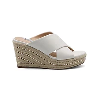 Charles David Womens Cate-1 Platform Wedge Sandal
