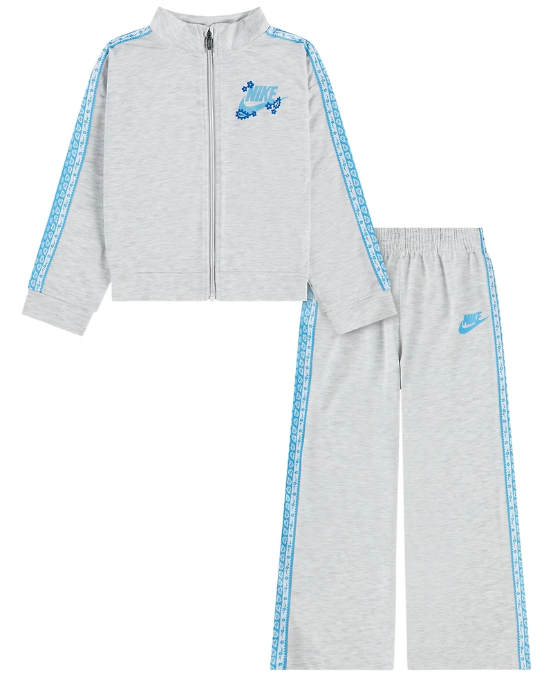 Nike Girls' 4-6X Retro Remix Jacket and Pants, 2-Piece Set