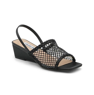 Charles David Womens Neah Dress Wedge Slingback