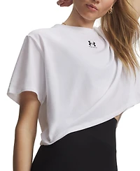 Under Armour Women's Rival Boxy Crew Neck T-Shirt