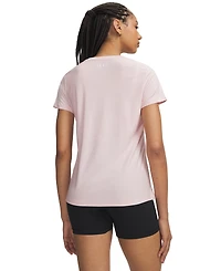 Under Armour Women's Tech Twist Floral Short-Sleeve Top