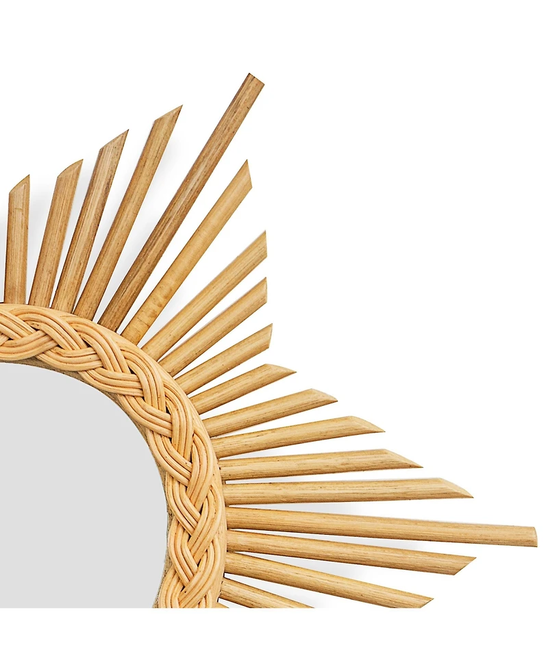 The Artisan & Company, Rattan Starburst Wall Mirror