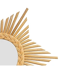 The Artisan & Company, Rattan Starburst Wall Mirror